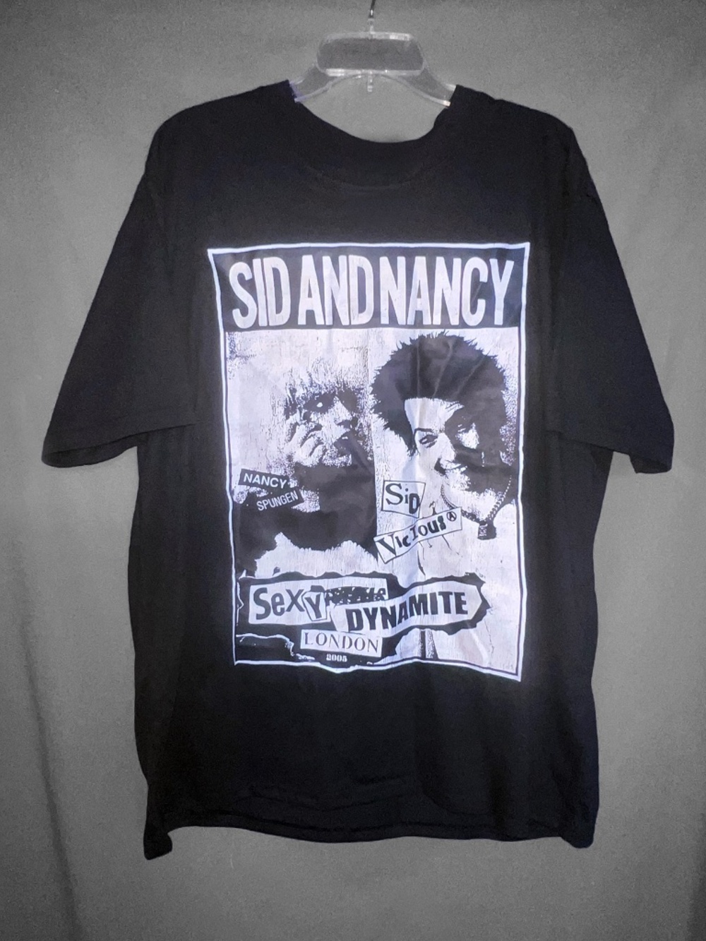 Unisex: Black “Sid & Nancy” T-Shirt
